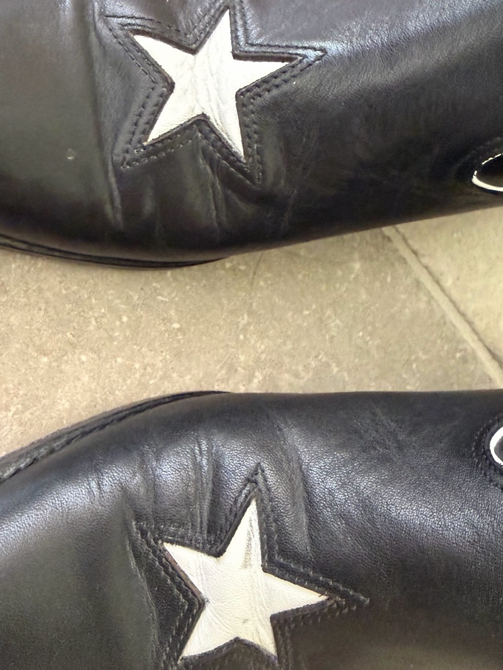 ANINE BING Elton Leather Low-Heel Western Boots - Picture 4 of 6